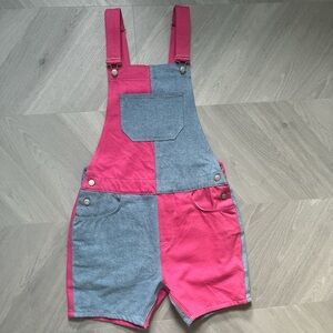 Colorblock overalls shorts for summer ASOS